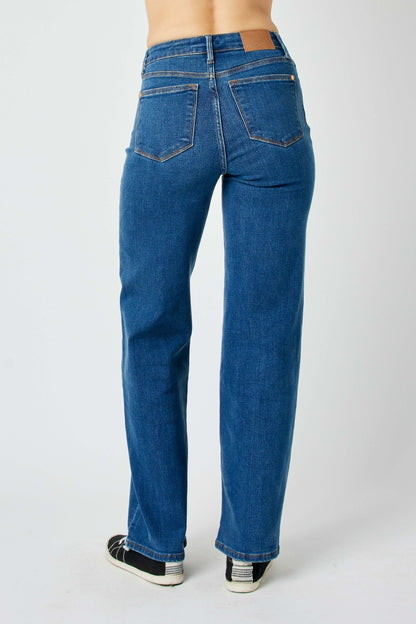 Judy Blue Full Size High Rise Straight Jeans