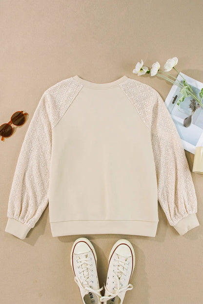 Round Neck Long Sleeve Sweatshirt